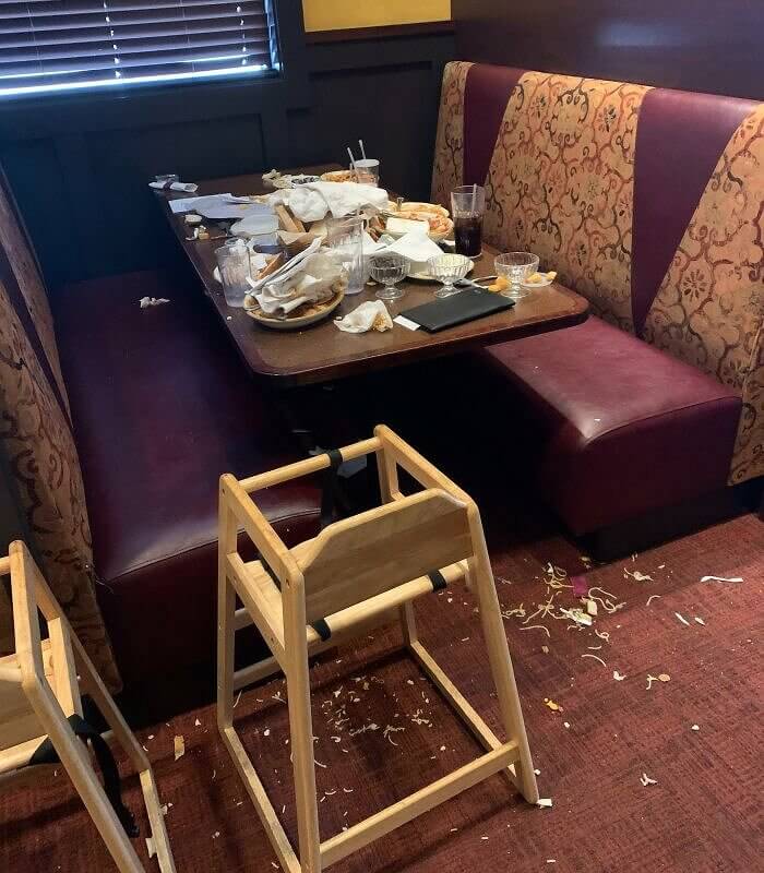 Some Parents Forget People Need to Clean up up the Mess They Leave