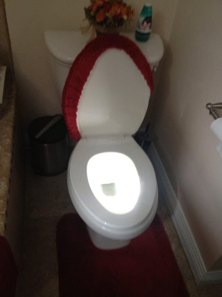 The Magical Light Up Toilet Bowl For Late Night Adventures