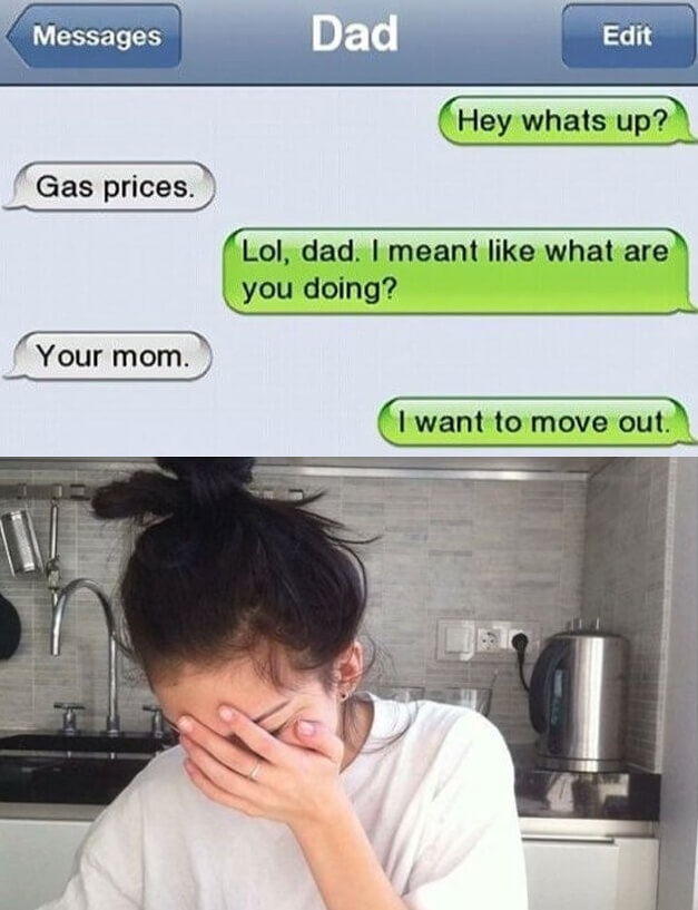 This Dad Is Quite a Jokester