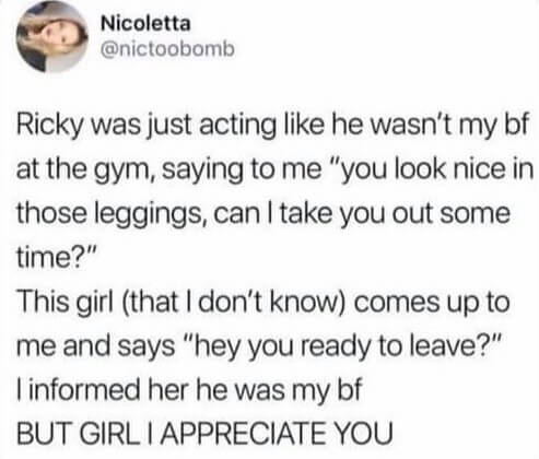 We Appreciate You, Girl