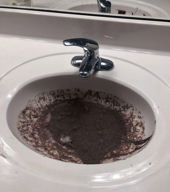 Someone Put Chocolate in the Sink