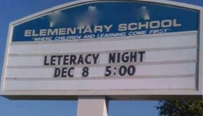 Maybe Literacy Night Should Be Every Night